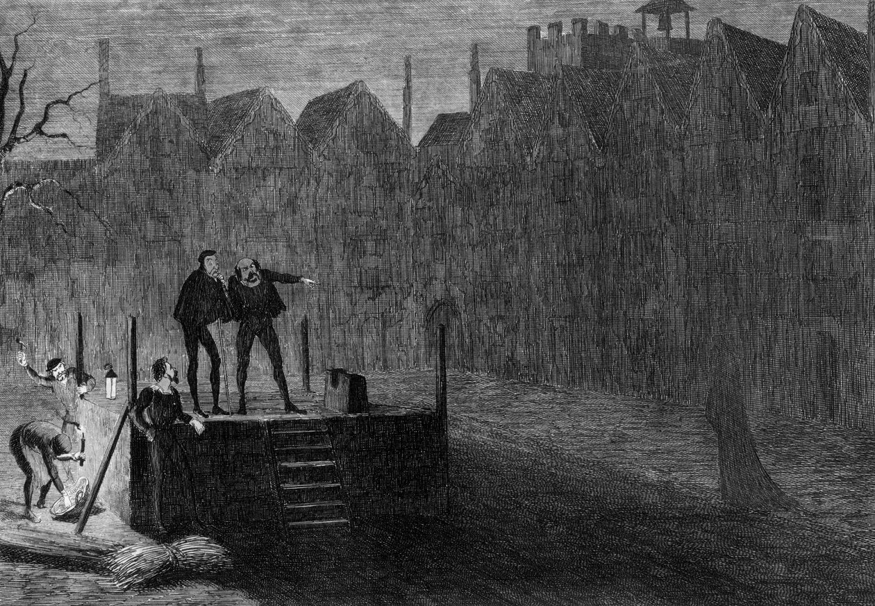 Noc před popravou, 1554 1840 od George Cruikshank