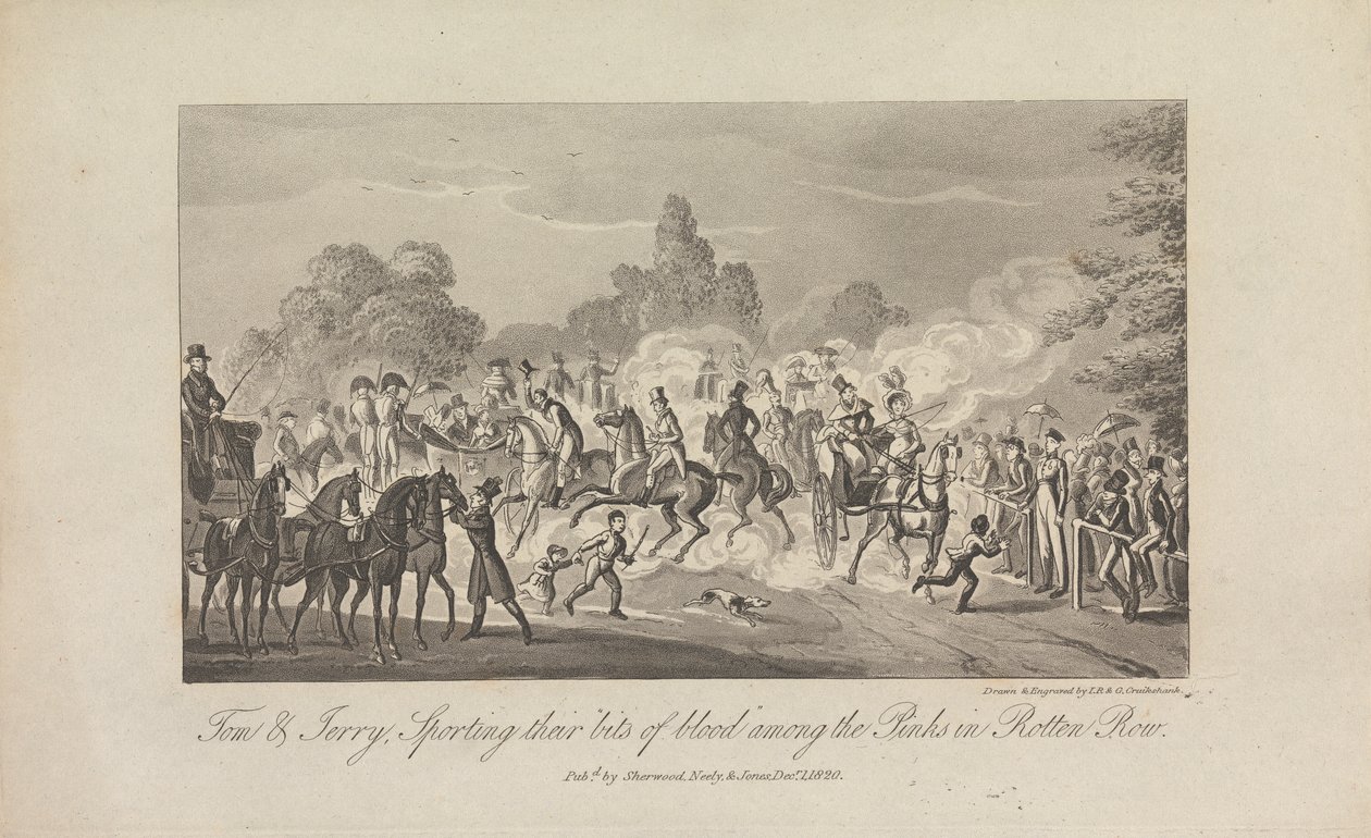 Tom a Jerry, sportují své "kousky krve"... od George Cruikshank