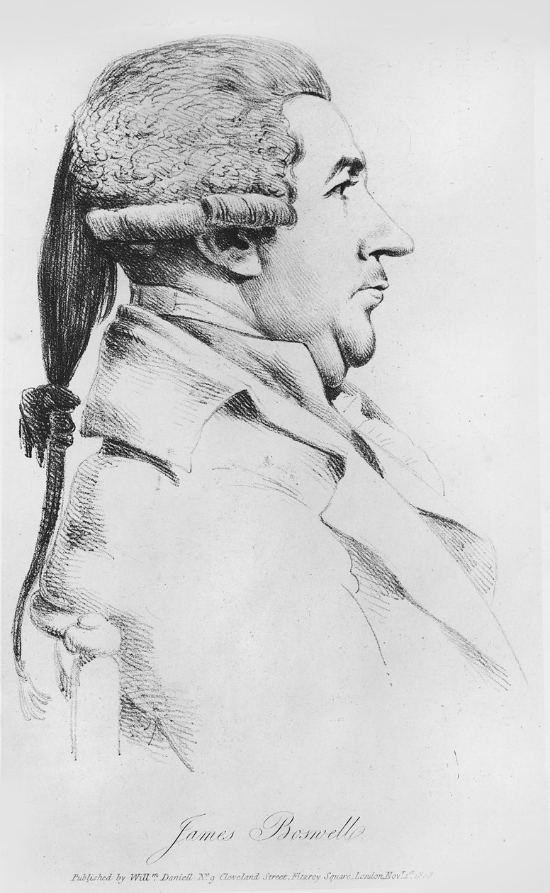 James Boswell (1740-1795) od George Dance