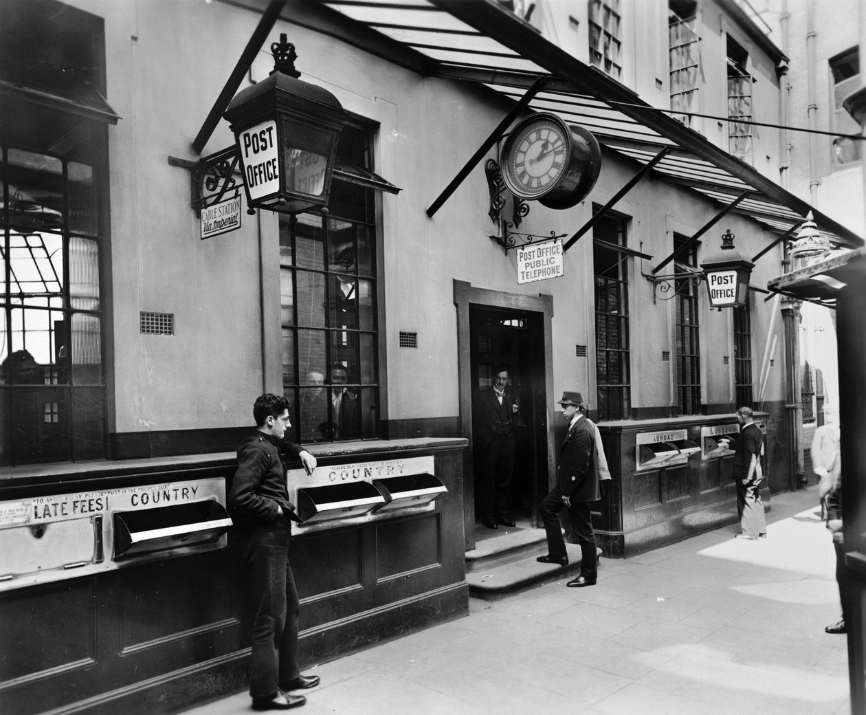 Lombard Street Post Office, City of London, c konec 19.-začátek 20. století od George Davison Reid