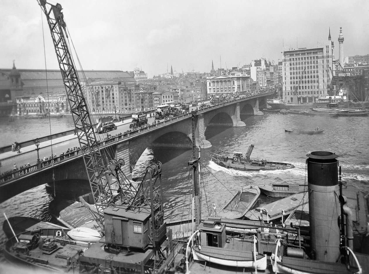 London Bridge, Southwark, Londýn od George Davison Reid