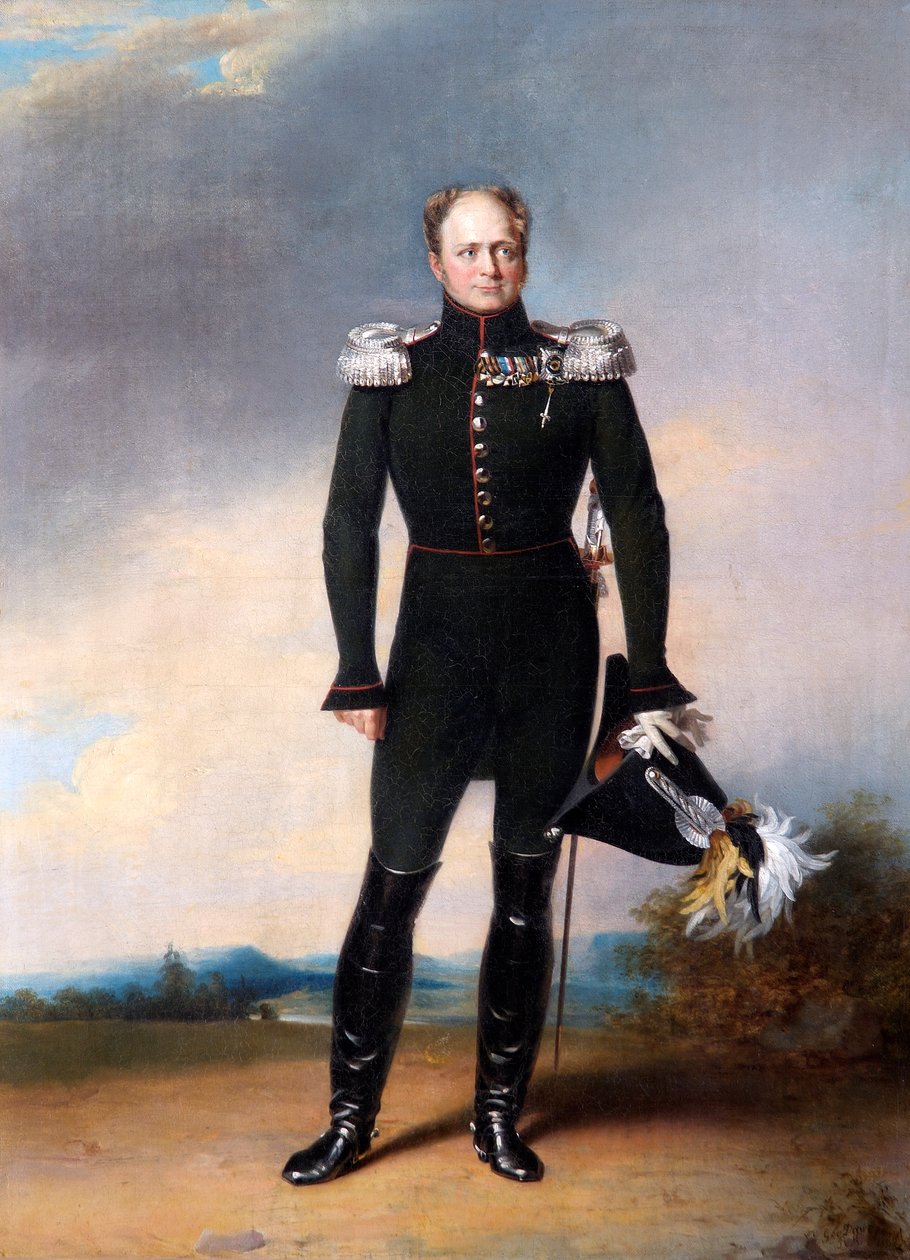 Alexandr I., ruský císař od George Dawe