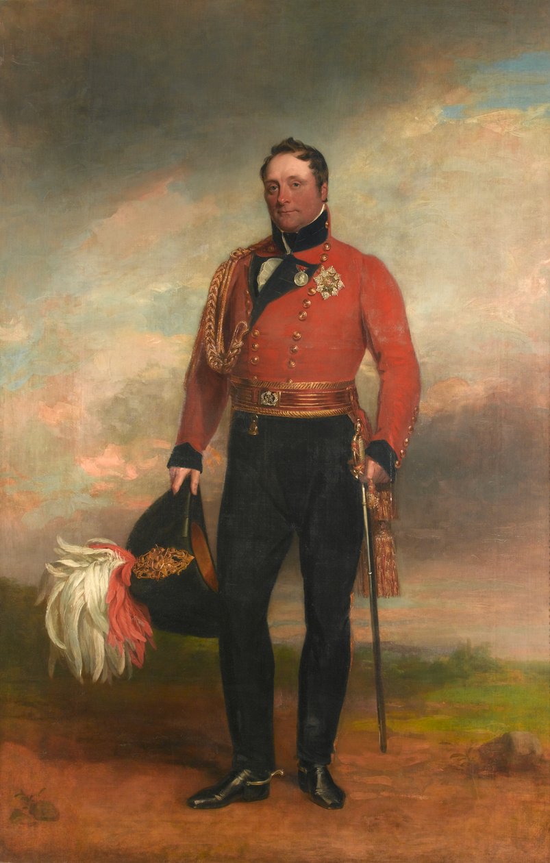 Generálporučík Rowland, Lord Hill, kolem roku 1819 od George Dawe