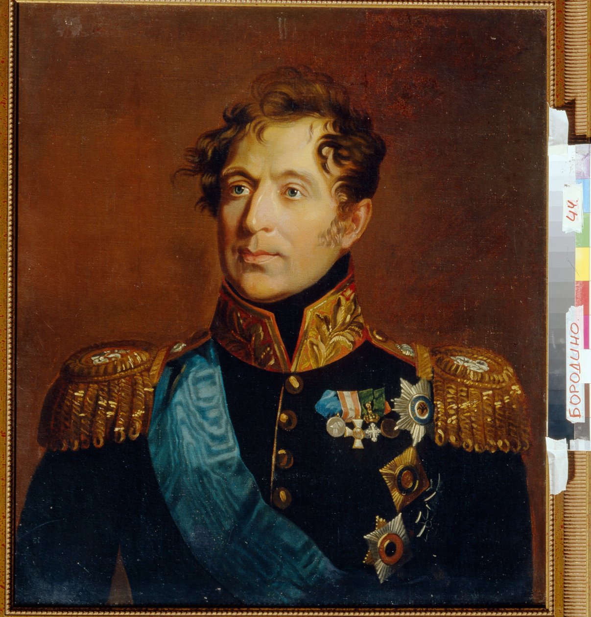 Portrét generála hraběte Michaila Miloradoviče (Miloradoviče) (1771-1825). Obraz George Dawe (1781-1829), olej na plátně. anglické umění od George Dawe