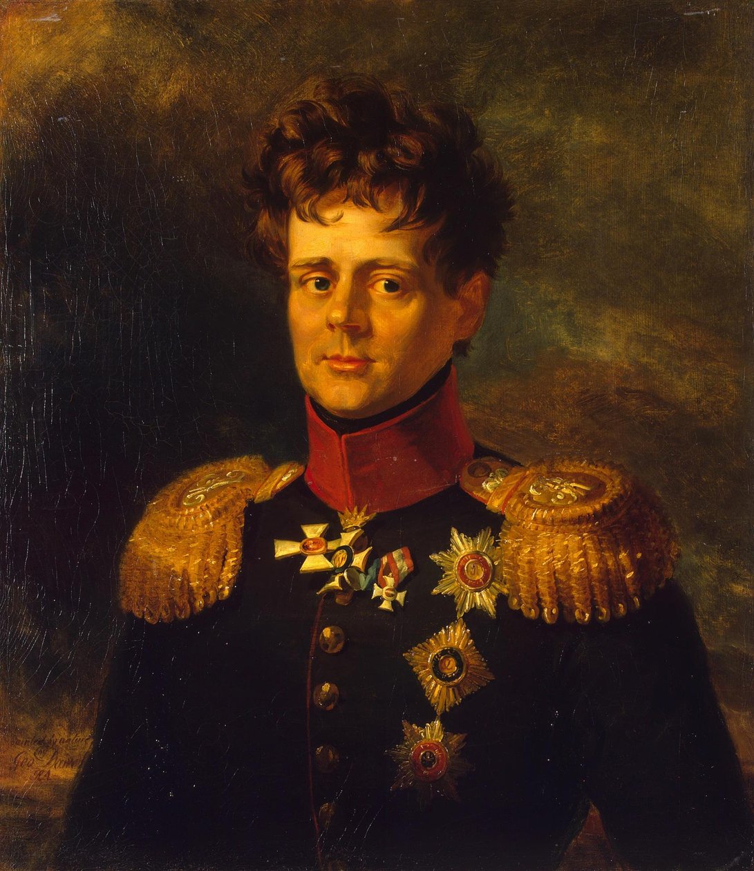 Portrét Evžena, prince württemberského (1787/88-1857) od George Dawe