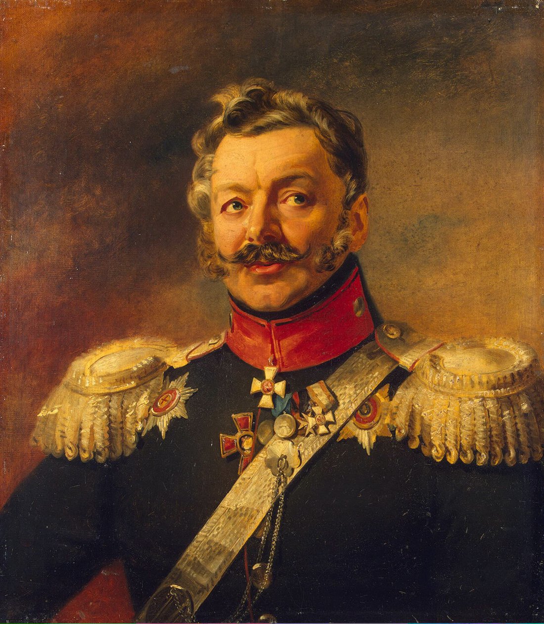 Portrét generála hraběte Petra Petroviče von der Pahlen 1777-1864, před rokem 1825 od George Dawe