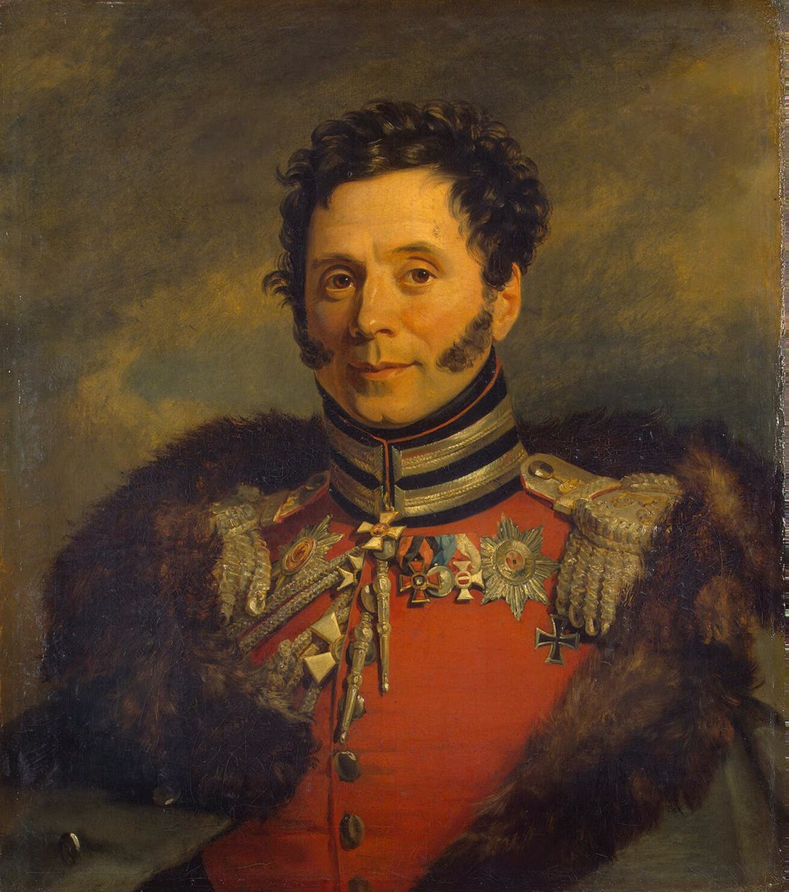 Portrét generála Nikolaje Ivanoviče Depreradoviče 1767-1843, před rokem 1825 od George Dawe