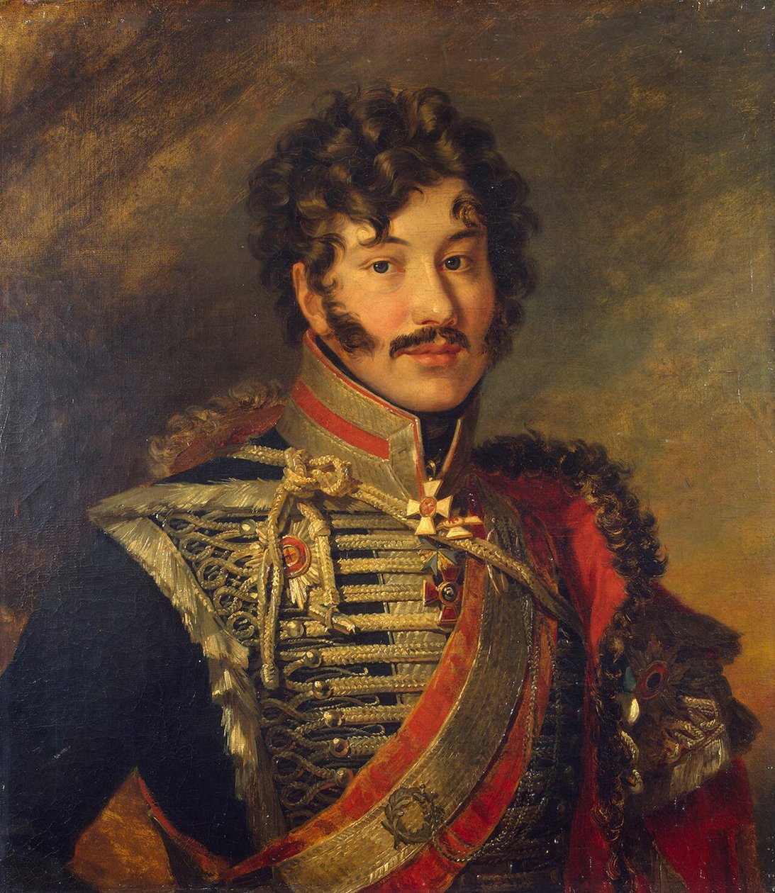 Portrét generála Sergeje Nikolajeviče Lanskoye 1774-1814, před rokem 1825 od George Dawe