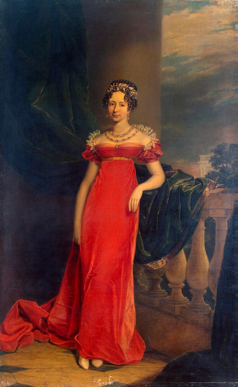 Portrét velkovévodkyně Marie Pavlovny z Ruska, 1786-1859, 1822. od George Dawe