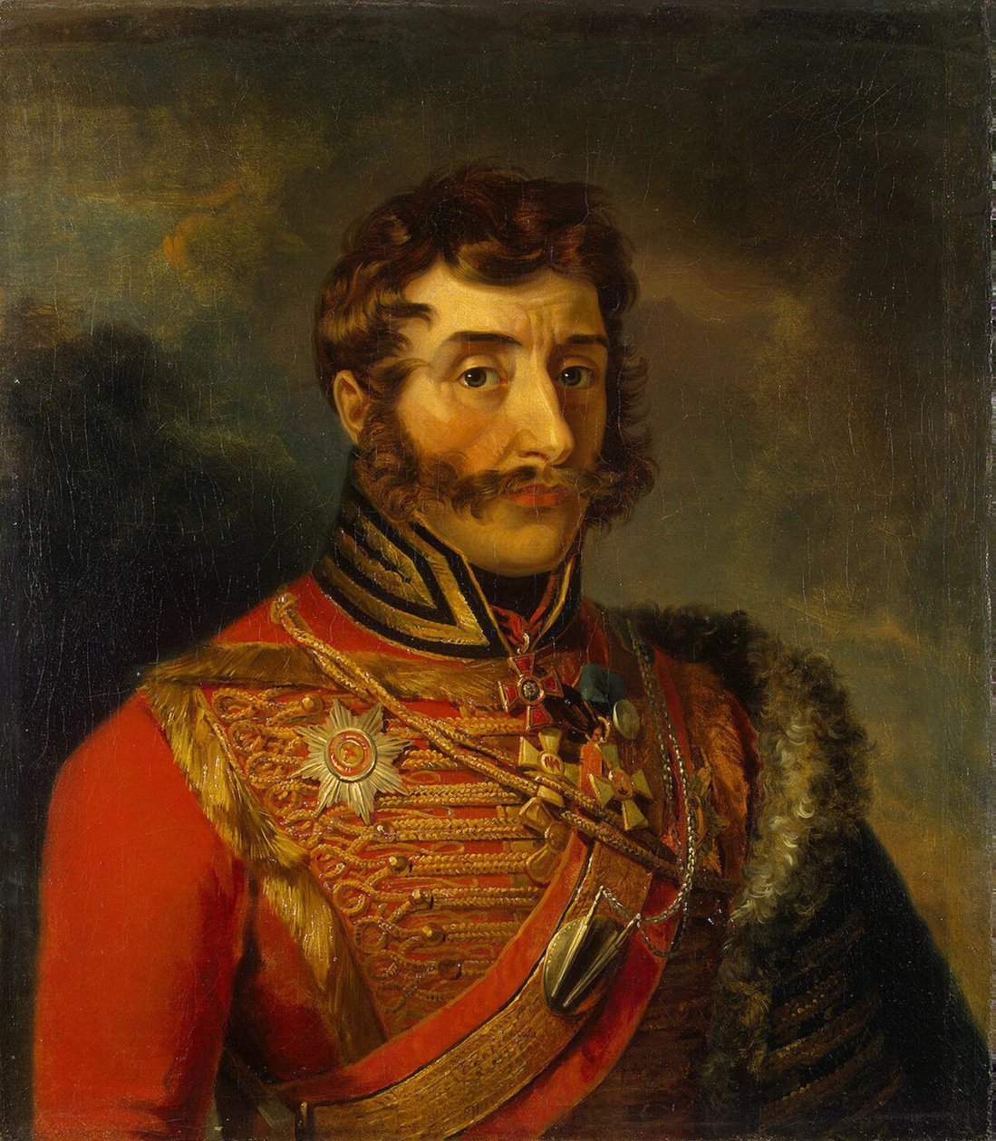 Portrét Ivana Semjonoviče Dorokhova 1762-1815, před rokem 1825 od George Dawe