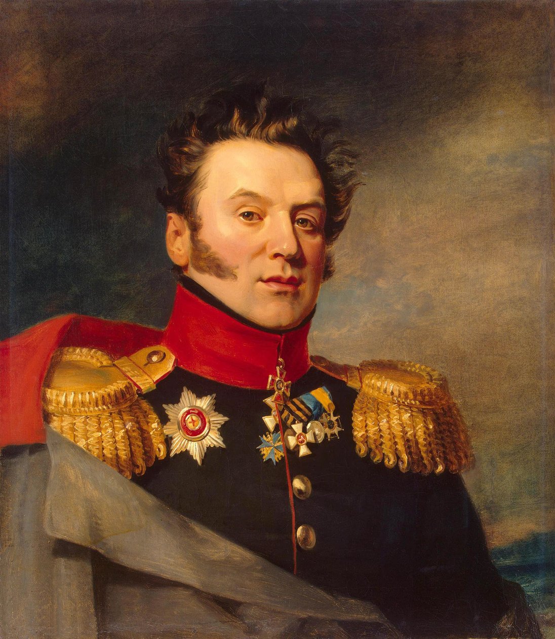 Portrét Konstantina Markoviče Poltoratského 1782-1858, před rokem 1825 od George Dawe