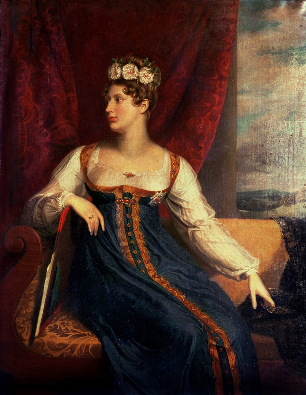 Portrét princezny Charlotte Augusty z Walesu od George Dawe