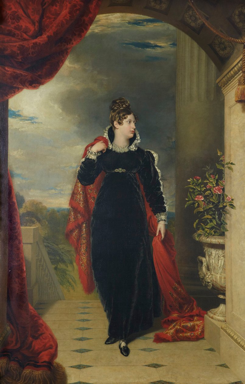 Portrét princezny Charlotte z Walesu 1796-1817, cca 1816. od George Dawe