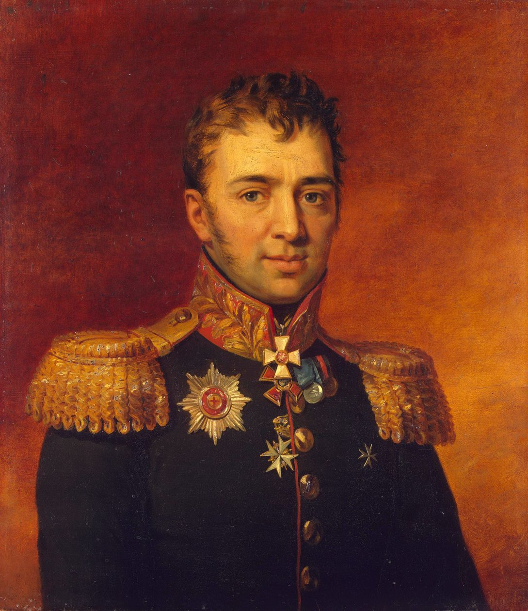 Portrét Petra Gavriloviče Lichačova 1758-1813, před rokem 1825 od George Dawe
