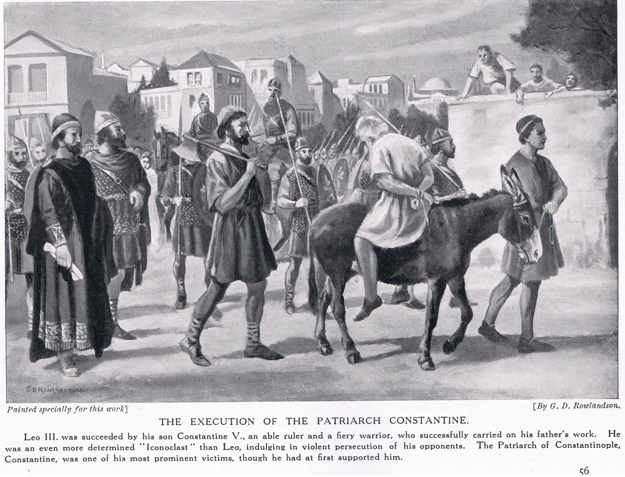 Poprava patriarchy Konstantina od George Derville Rowlandson