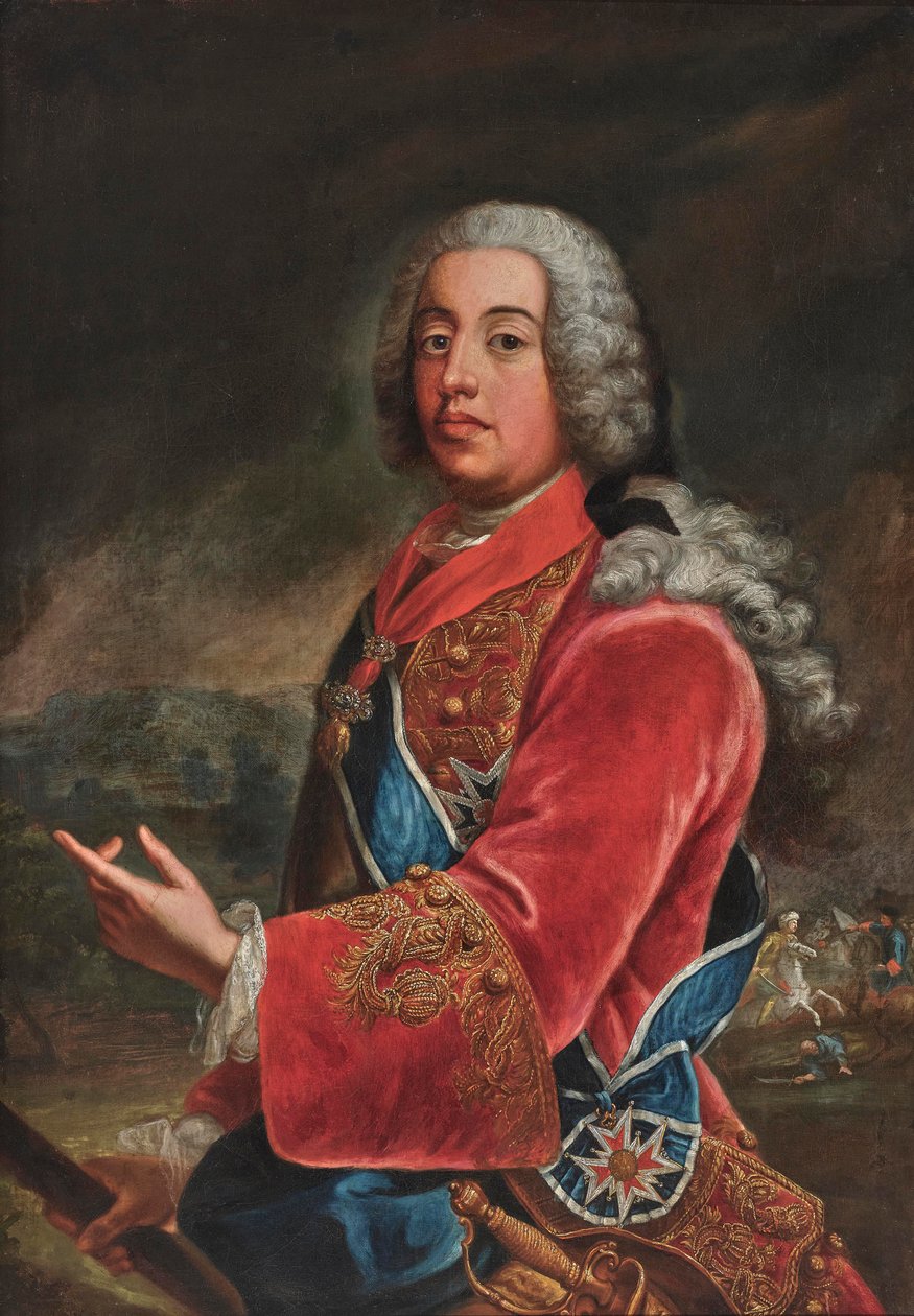 Kníže Ferdinand Maria Innocenz Bavorský 1699-1738, první třetina 18. stol. od George Desmarées