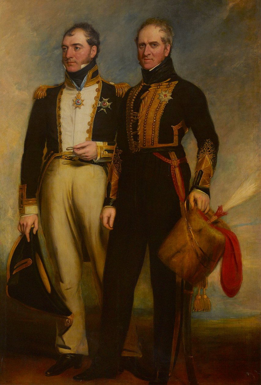 Portrét Hon. Charles Paget (1778-1839) a Henry William Paget od George Dodgson Tomlinson
