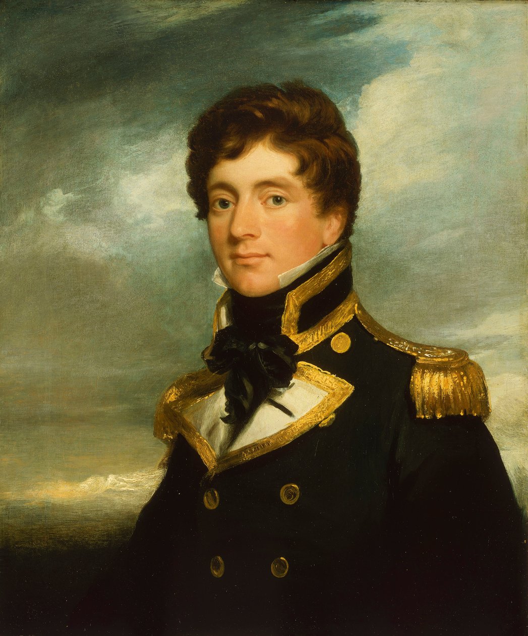 Kapitán Frederick William Beechey (1796-1856), asi 1822 (olej na plátně) od George Duncan Beechey
