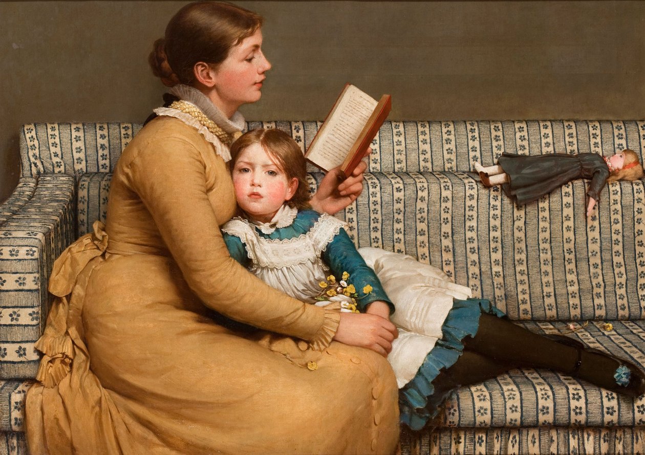 Alenka v říši divů (olej na plátně) od George Dunlop Leslie