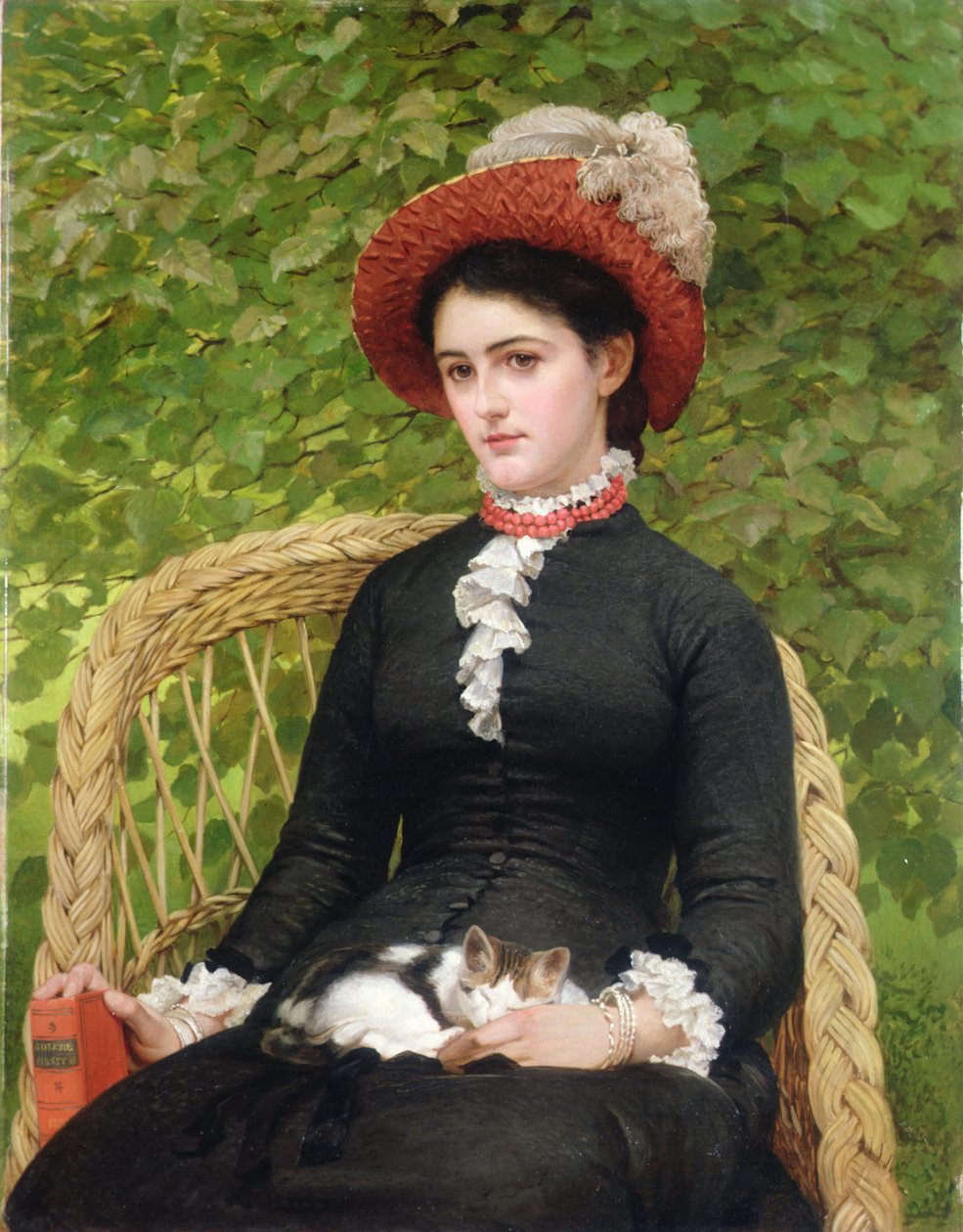 Lucy, dcera Charlese Andrewa (olej na plátně) od George Dunlop Leslie