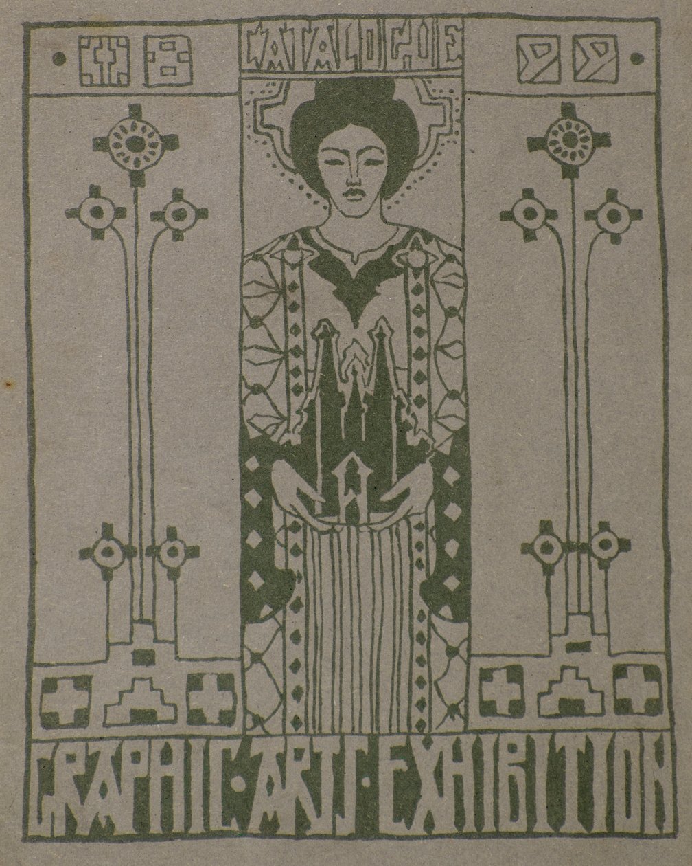Obálka katalogu Dundee Graphic Arts Association od George Dutch Davidson