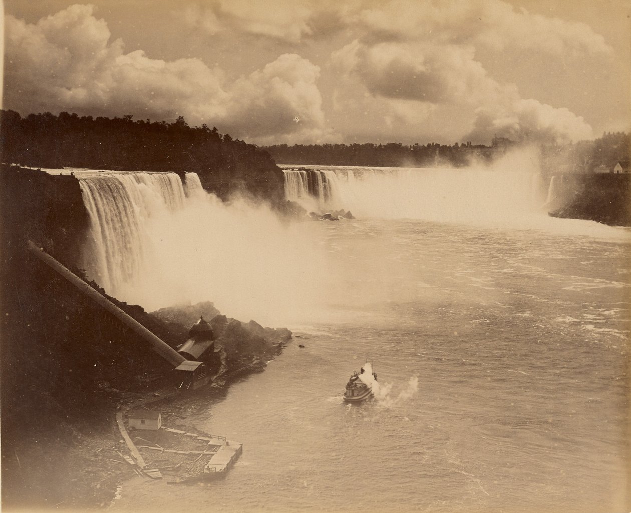Niagarské vodopády od George E. Curtis