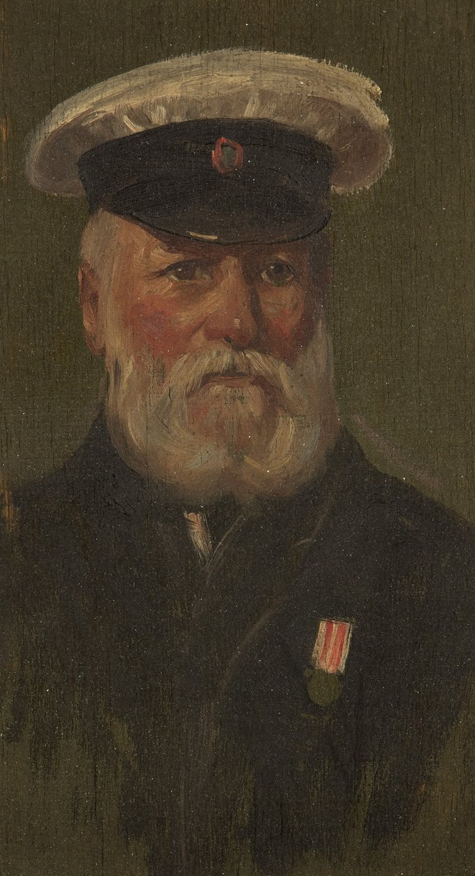 Portrét C. Clothiera, 6., kolem roku 1920 (olej na panelu) od George Edmund Butler
