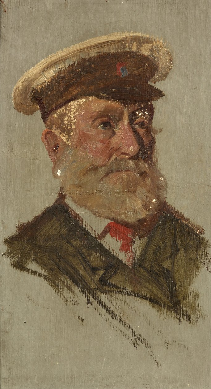 Portrét C. Denta, 39., kolem roku 1920 (olej na panelu) od George Edmund Butler