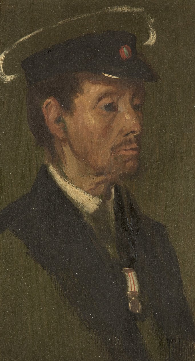 Portrét H. Fitzpatricka, 97., kolem roku 1920 (olej na panelu) od George Edmund Butler