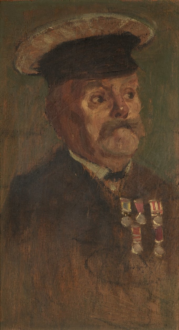 Portrét J. Lennona, R.A., c. 1920 (olej na panelu) od George Edmund Butler