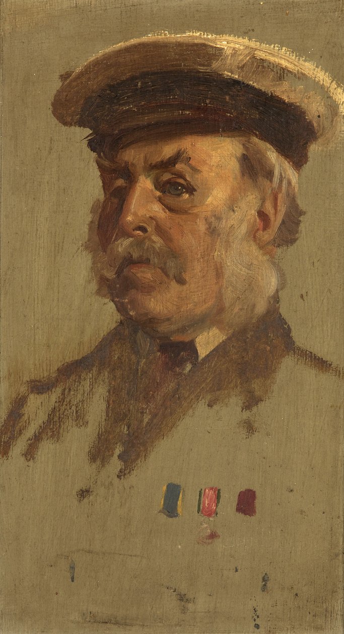 Portrét J. Price, 28., ca. 1920 (olej na panelu) od George Edmund Butler