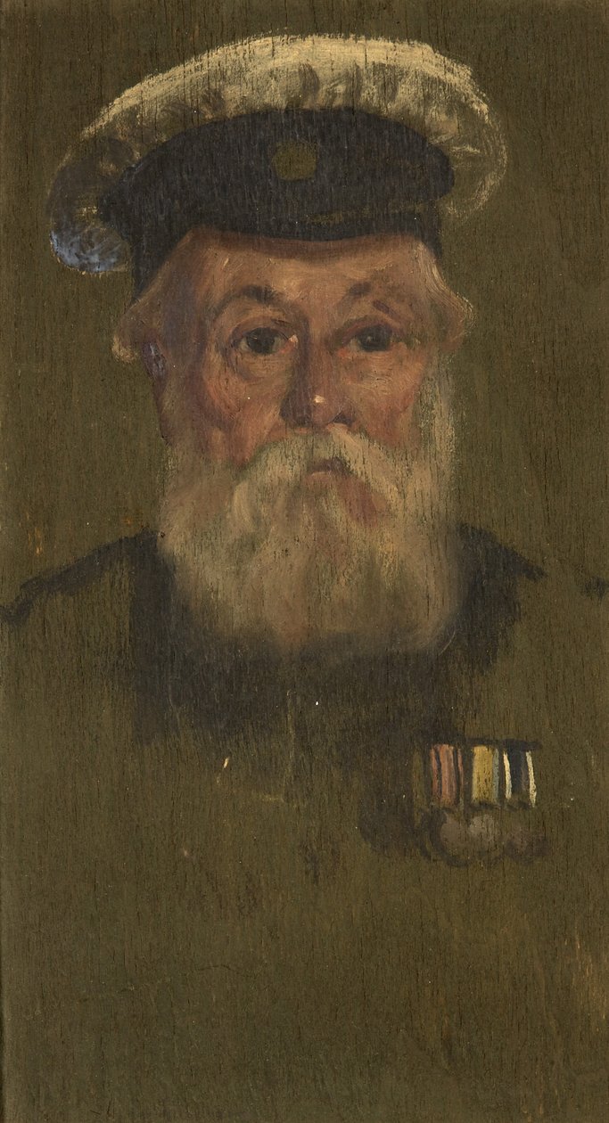 Portrét W. H. McKegga, R. N., kolem roku 1920 (olej na panelu) od George Edmund Butler
