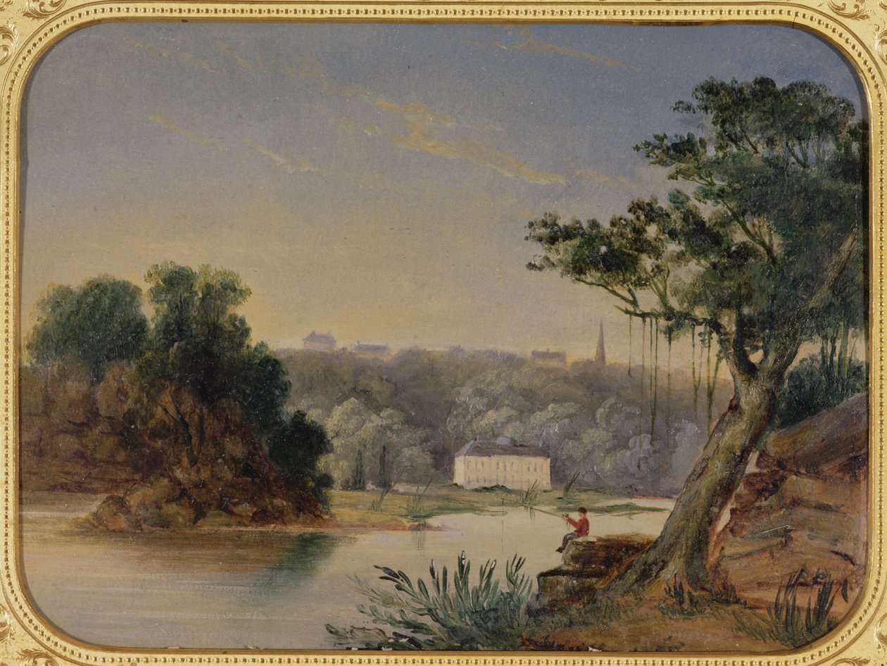 Dan Coopers House, Sydney Harbour, 19. století od George Edward Peacock