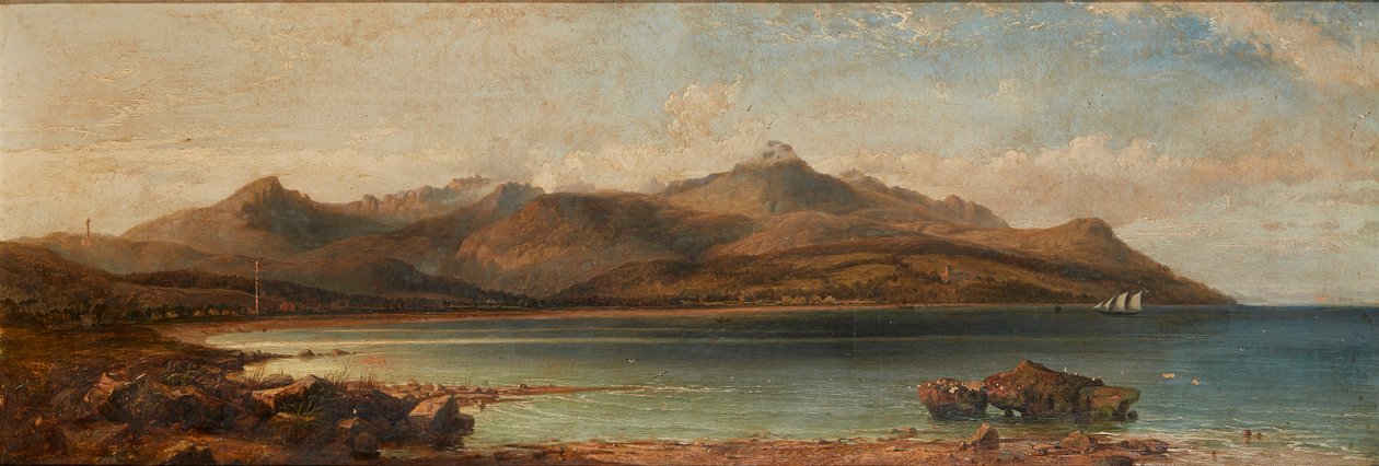 Brodick Bay, Isle of Arran (olej na plátně) od George Edwards Hering
