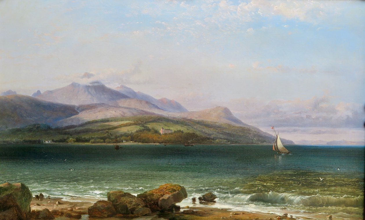 Ostrov Arran,19. století (olej na plátně) od George Edwards Hering