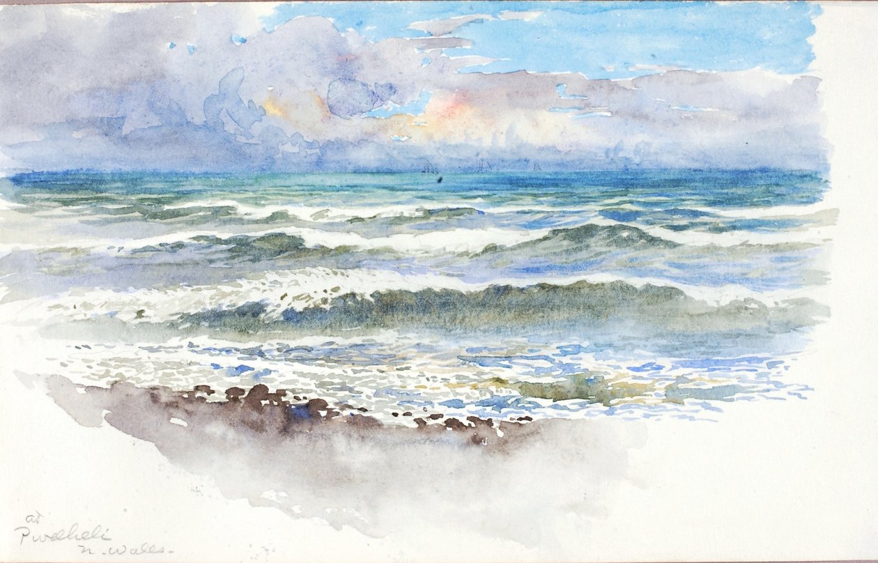V Pwllheli, Severní Wales, ca. 1899. od George Elbert Burr