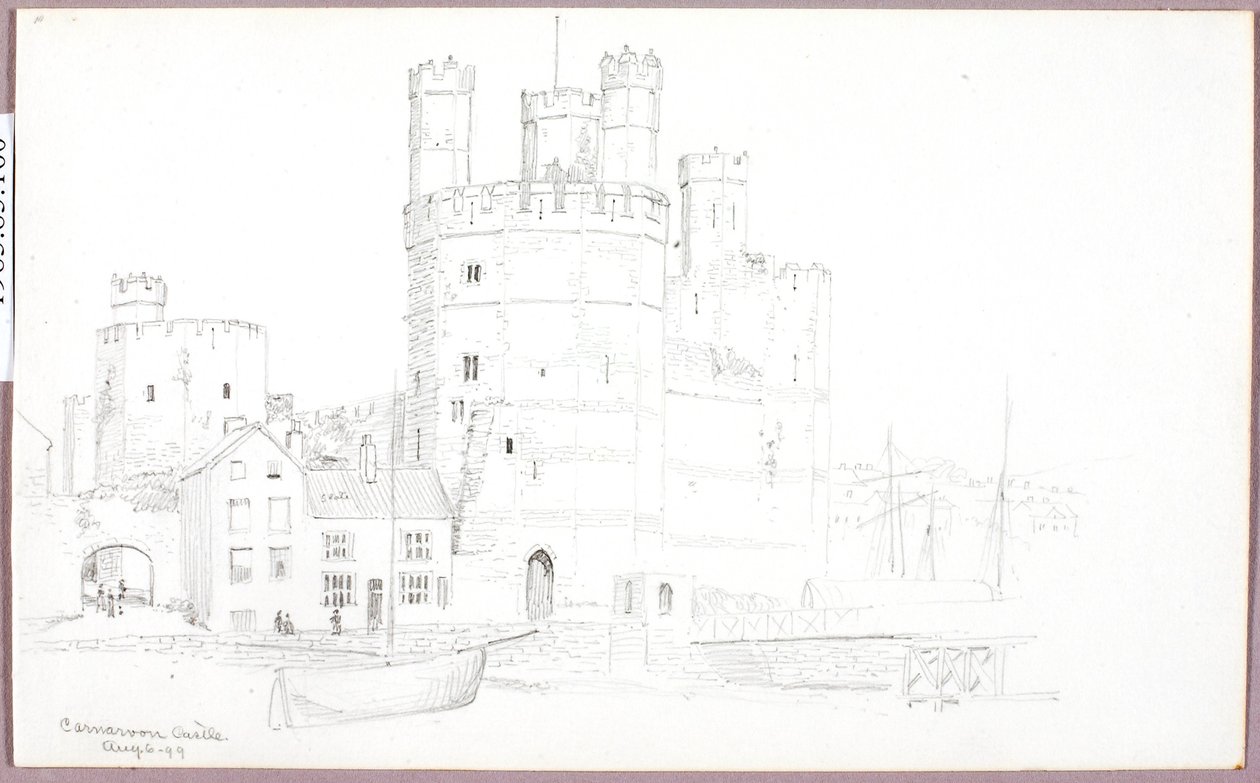 Hrad Caernarvon od George Elbert Burr
