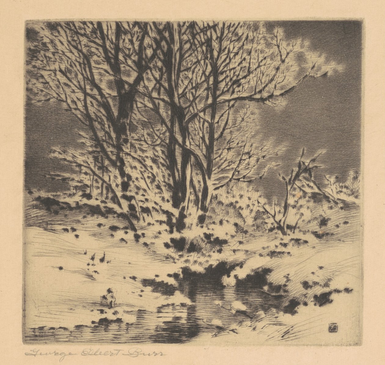 První sníh (č. 1) od George Elbert Burr