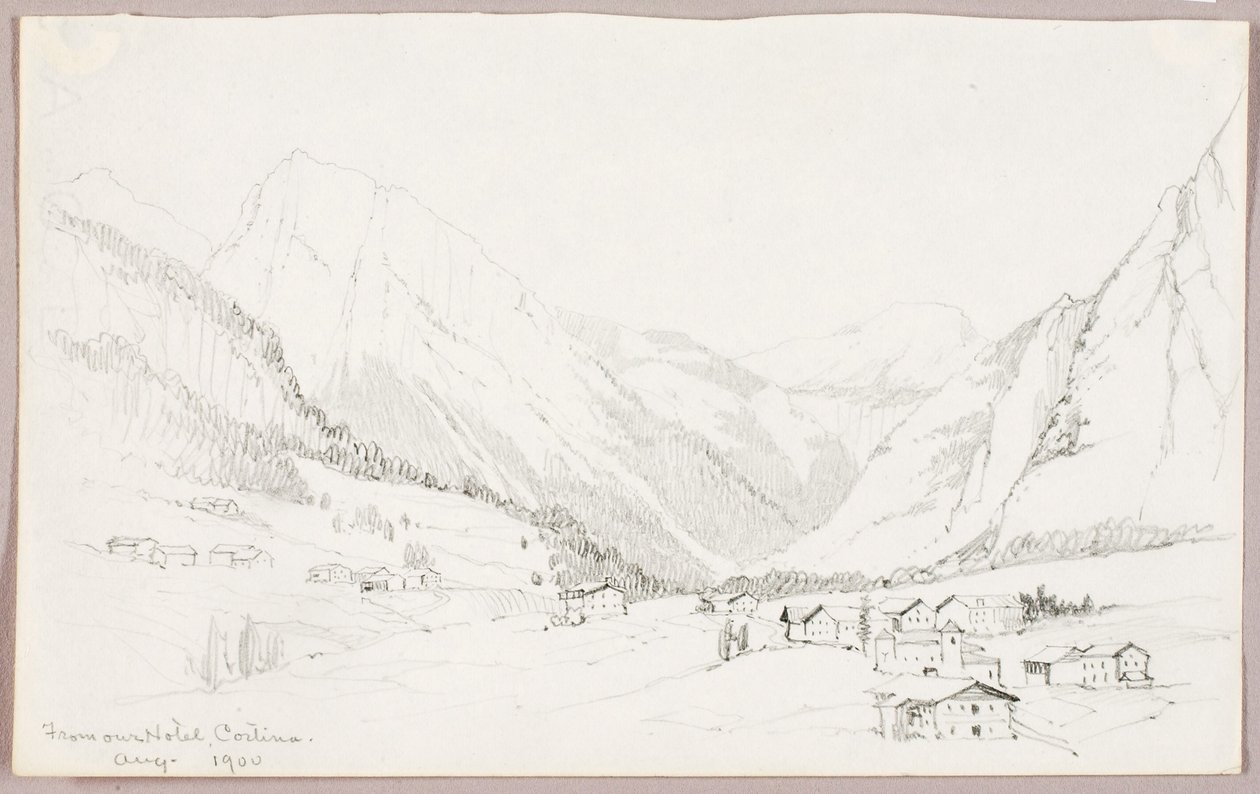 Z našeho hotelu, Cortina od George Elbert Burr