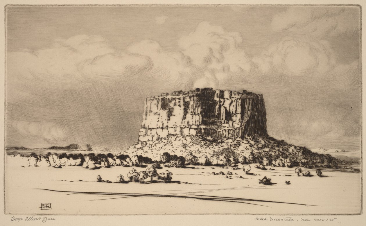 Mesa Encantada, Nové Mexiko (č. 2) od George Elbert Burr