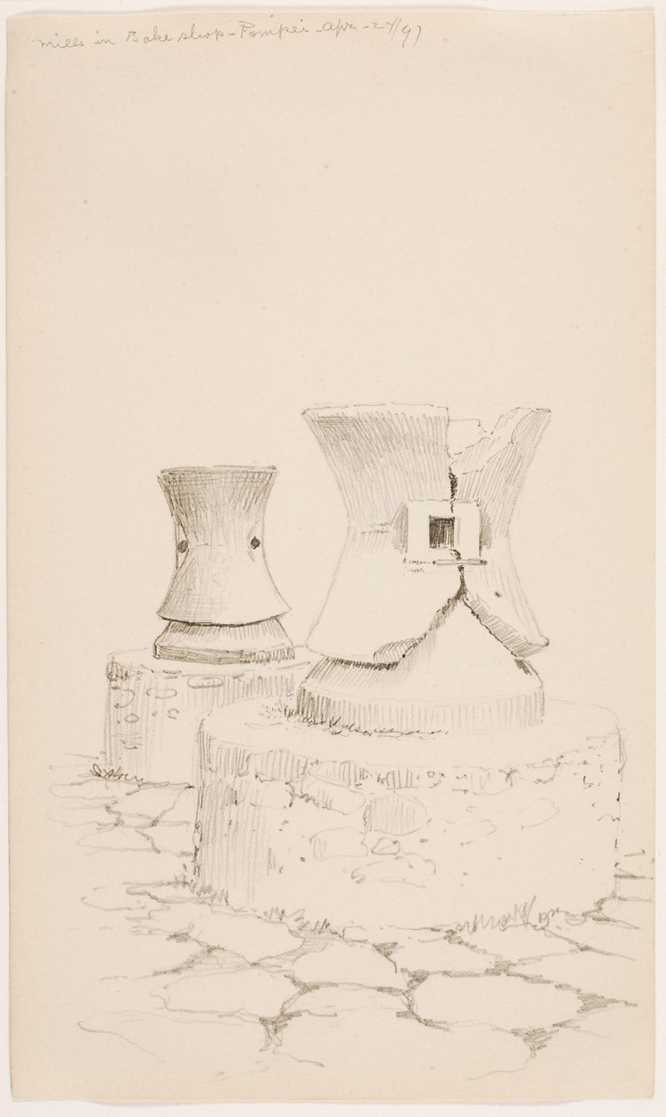 Mlýny v pekárně--Pompei od George Elbert Burr
