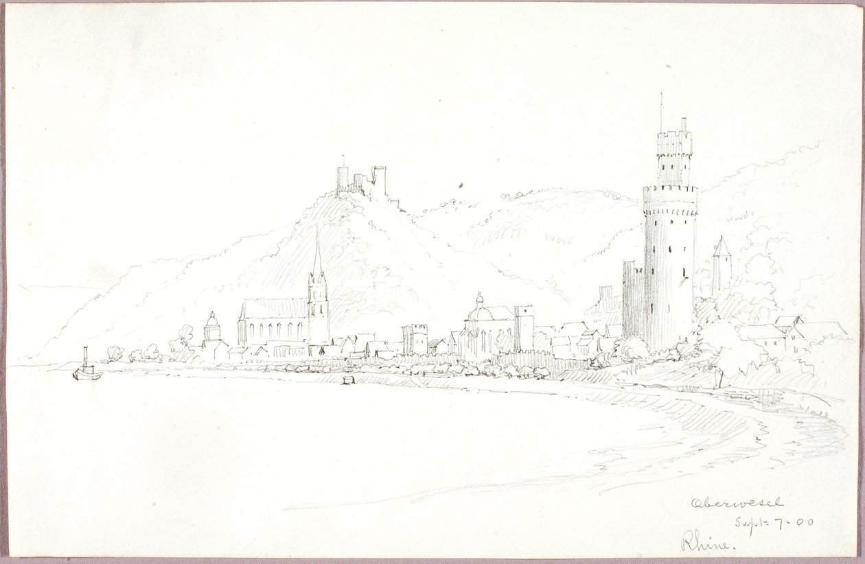 Oberwesel od George Elbert Burr