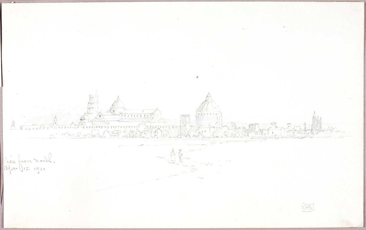 Pisa od severu od George Elbert Burr