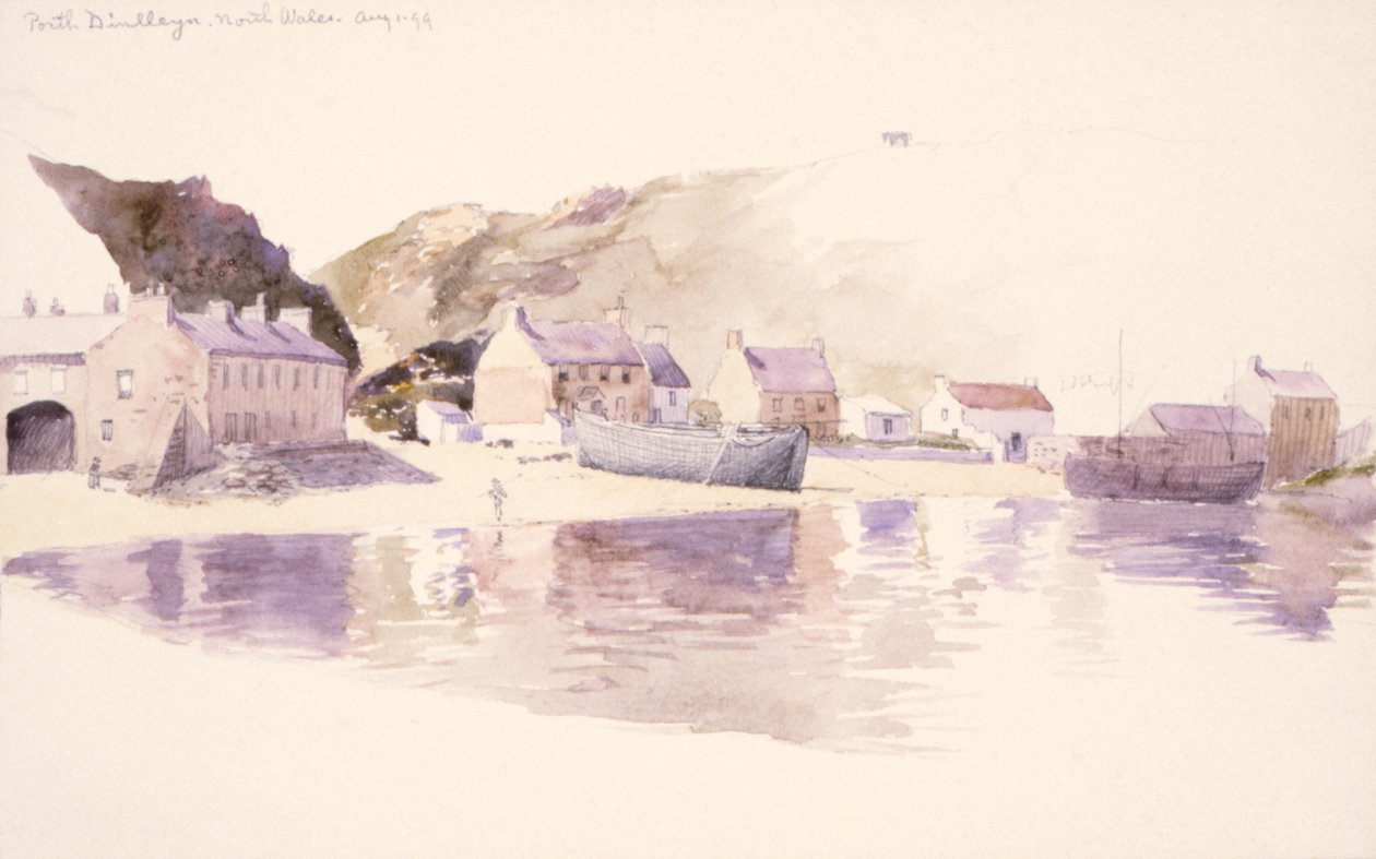 Porth Dinlleyn, Severní Wales od George Elbert Burr