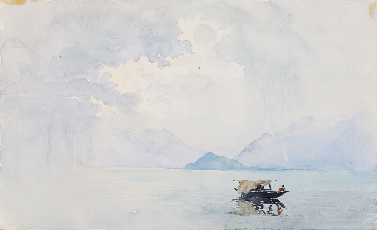 Déšť, Bellagio od George Elbert Burr