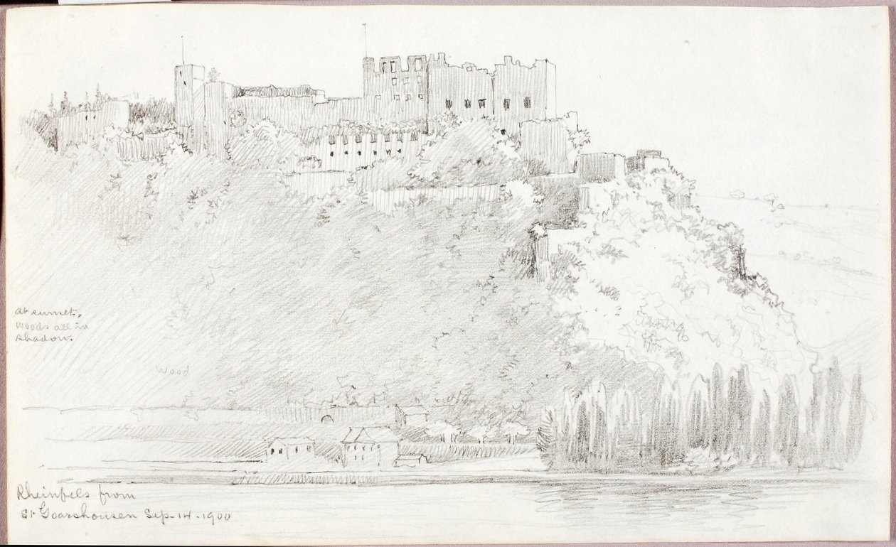 Rheinfels od St. Goarshausen od George Elbert Burr