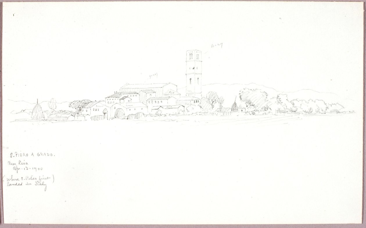 San Piero a Grado, nedaleko Pisy od George Elbert Burr
