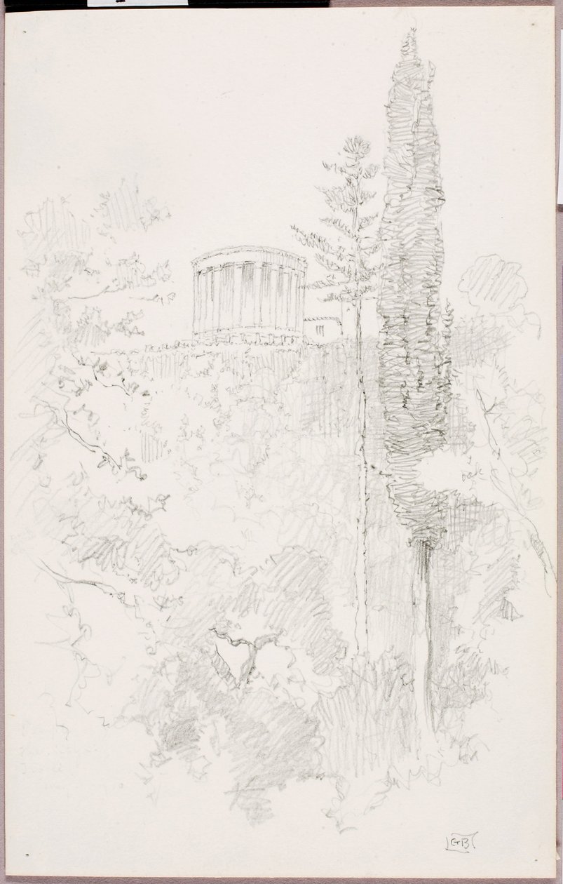 Chrám Sibyly, Tivoli od George Elbert Burr