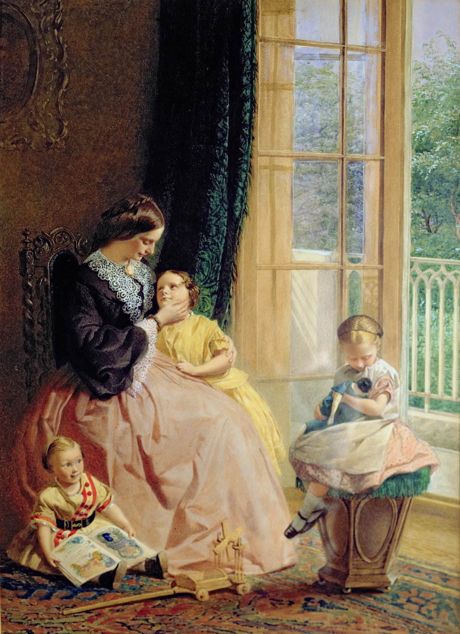 Paní Hicksová, Mary, Rosa a Elgar od George Elgar Hicks