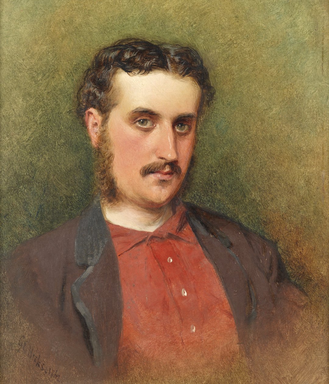 Autoportrét, 1862 od George Elgar Hicks